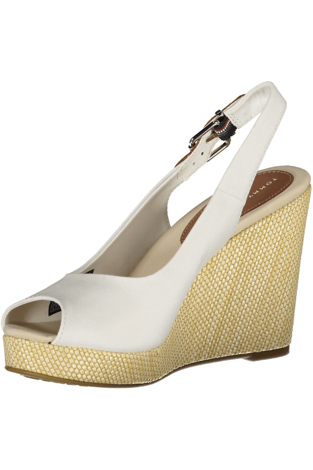 8059TOMMY HILFIGER CALZATURA SANDALO DONNA BIANCO