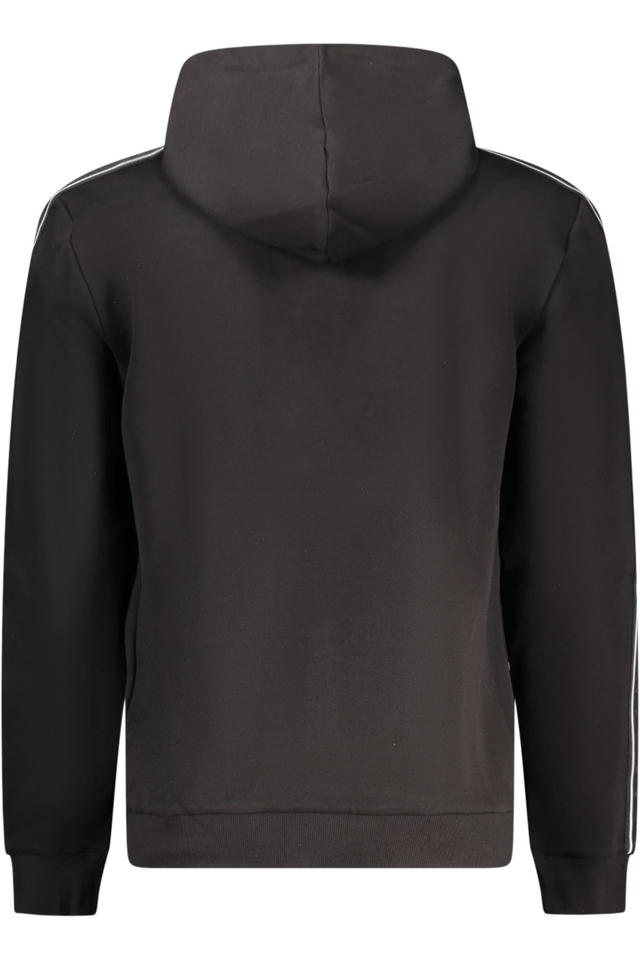 10331GUESS JEANS FELPA SENZA ZIP UOMO NERO