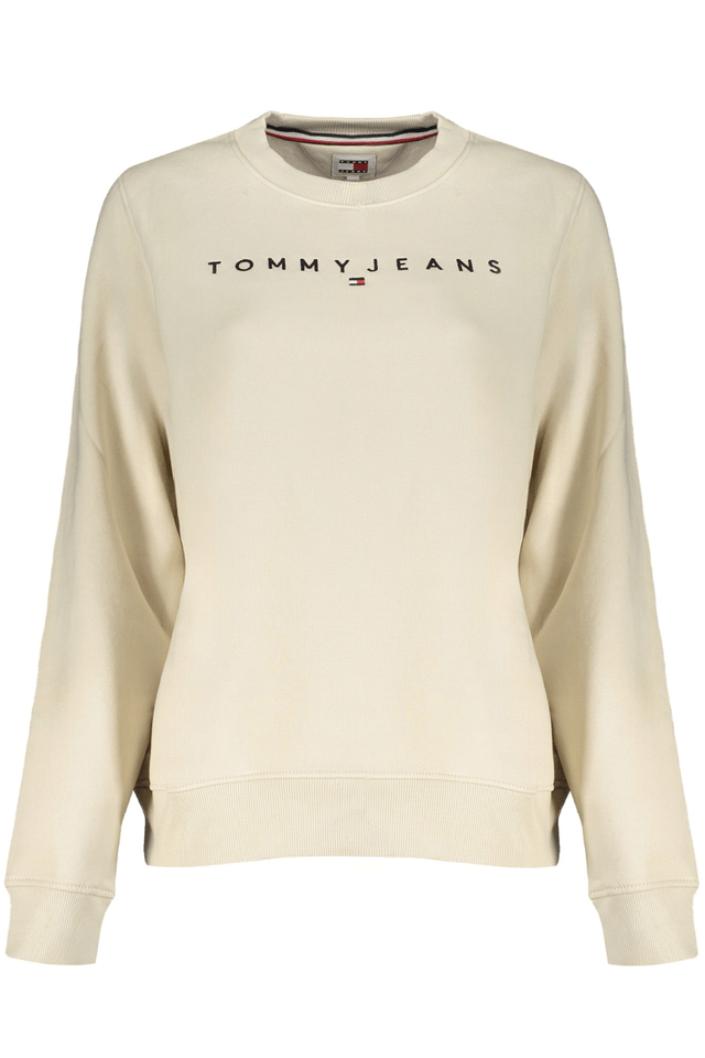 9837TOMMY HILFIGER FELPA SENZA ZIP DONNA BEIGE