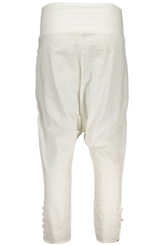 3516AGATHA PANTALONE DONNA BIANCO