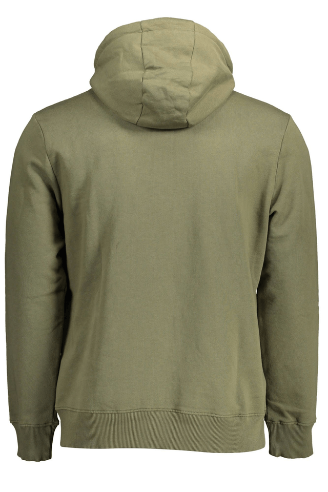 2126NAPAPIJRI FELPA SENZA ZIP UOMO VERDE