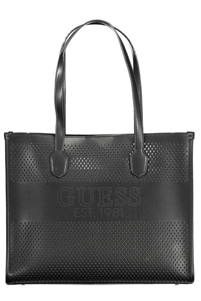 3558GUESS JEANS BORSA DONNA NERO