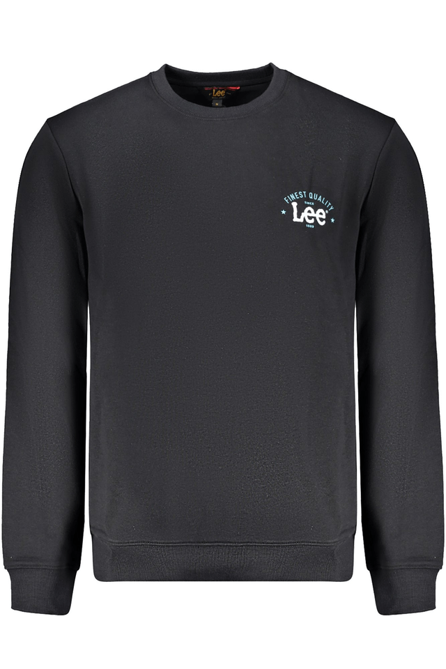 10267LEE FELPA SENZA ZIP UOMO NERO