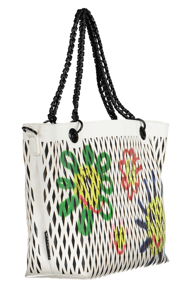 3407DESIGUAL BORSA DONNA BIANCO