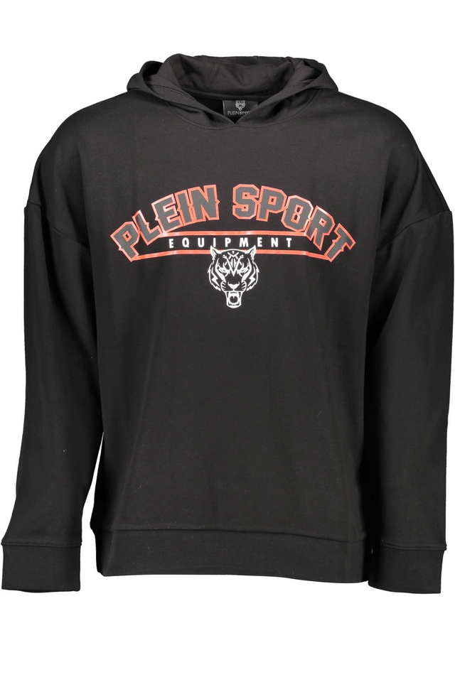 1218PLEIN SPORT FELPA SENZA ZIP UOMO NERO