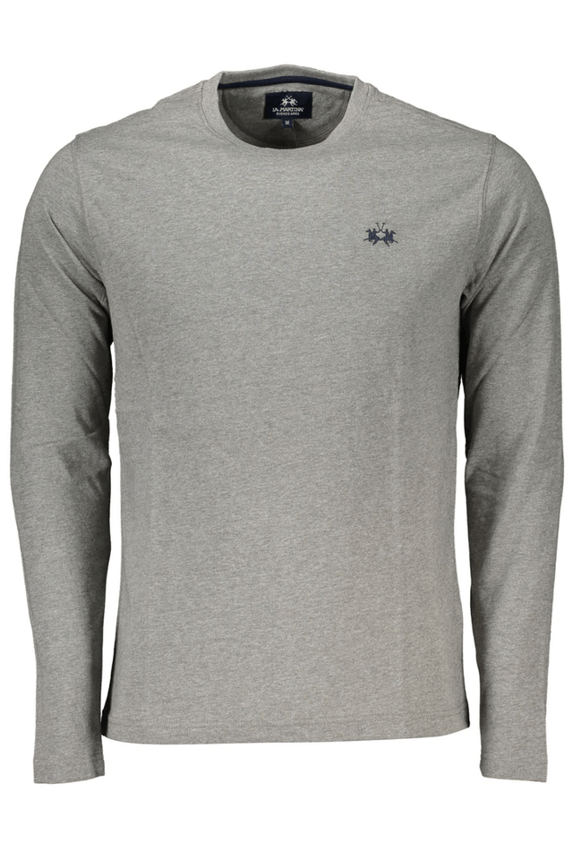 6949LA MARTINA T-SHIRT MANICHE LUNGHE UOMO GRIGIO