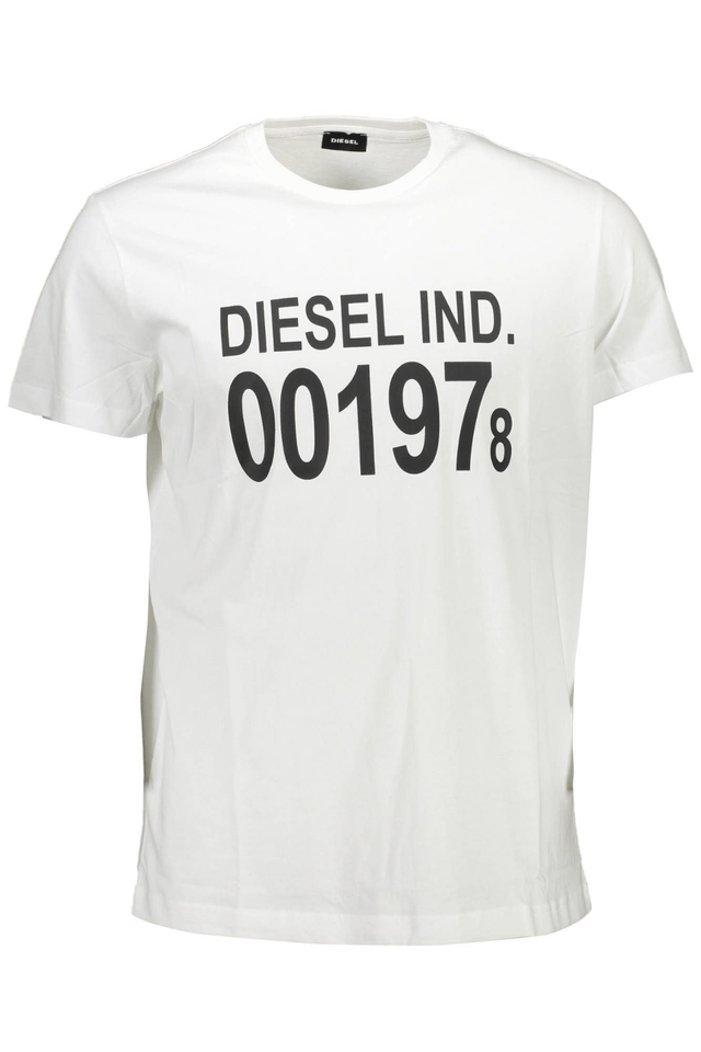 257DIESEL T-SHIRT MANICHE CORTE UOMO BIANCO