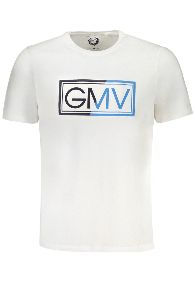 9603GIAN MARCO VENTURI T-SHIRT MANICHE CORTE UOMO BIANCO