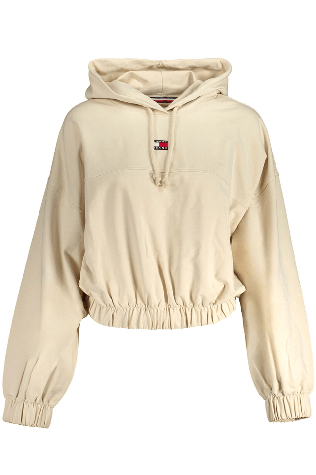 9745TOMMY HILFIGER FELPA SENZA ZIP DONNA BEIGE