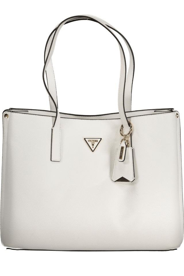 8920GUESS JEANS BORSA DONNA BIANCO