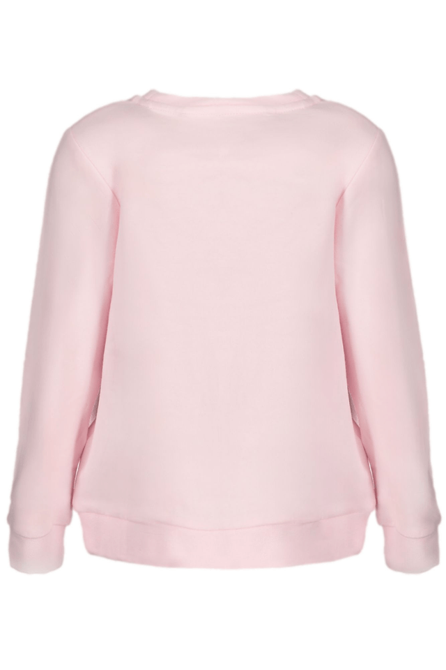 8124GUESS JEANS FELPA SENZA ZIP BAMBINA ROSA