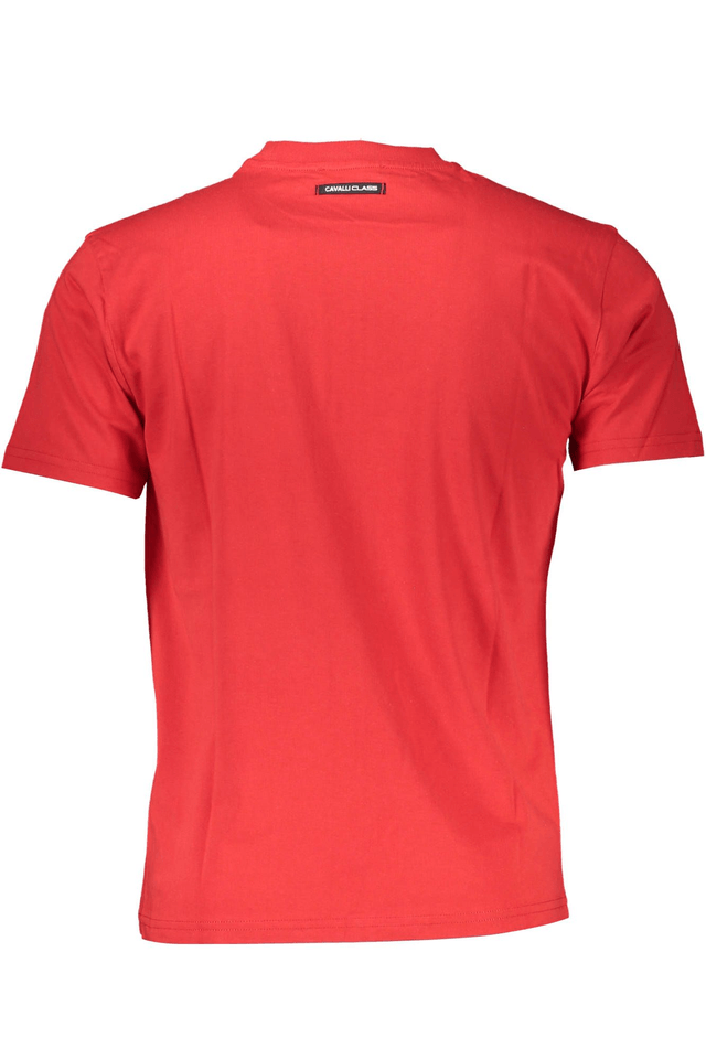 4171CAVALLI CLASS T-SHIRT MANICHE CORTE UOMO ROSSO
