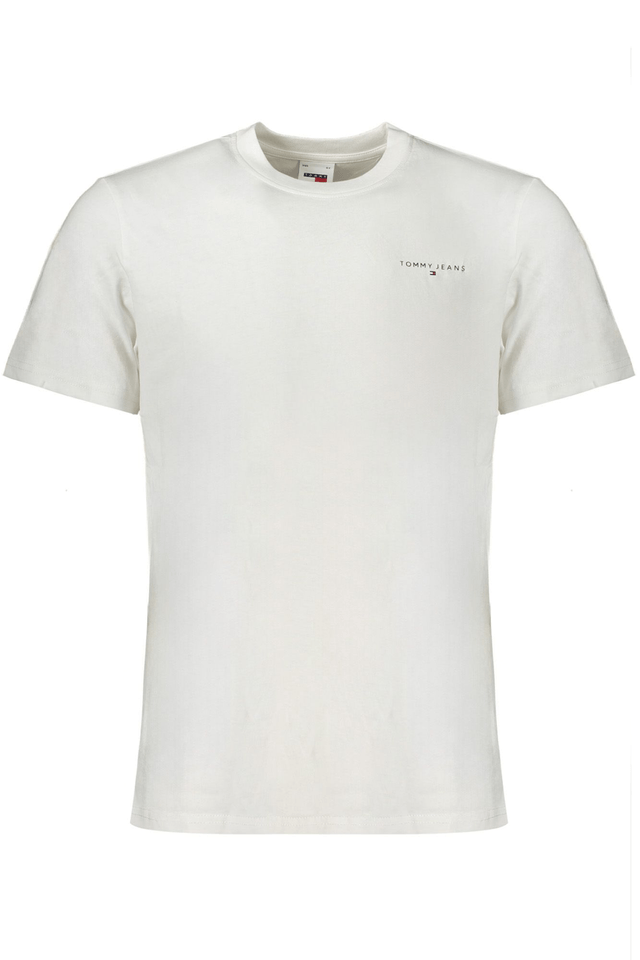 10167TOMMY HILFIGER T-SHIRT MANICHE CORTE UOMO BIANCO