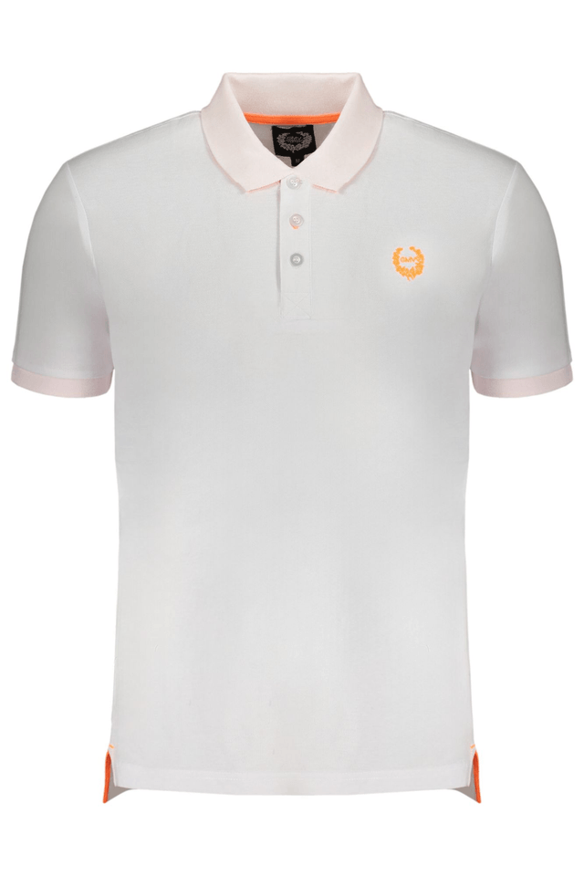 9665GIAN MARCO VENTURI POLO MANICHE CORTE UOMO BIANCO
