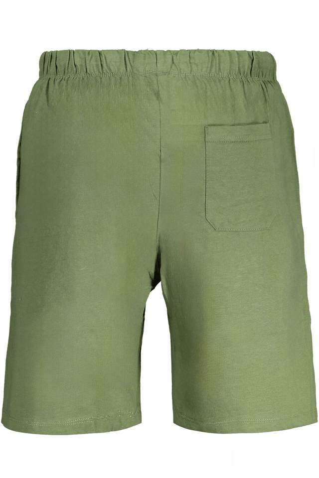 9627GIAN MARCO VENTURI PANTALONE SHORT UOMO VERDE