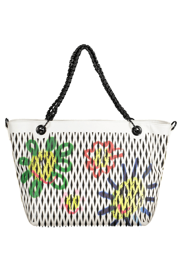 3407DESIGUAL BORSA DONNA BIANCO