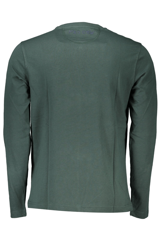 6926LA MARTINA T-SHIRT MANICHE LUNGHE UOMO VERDE