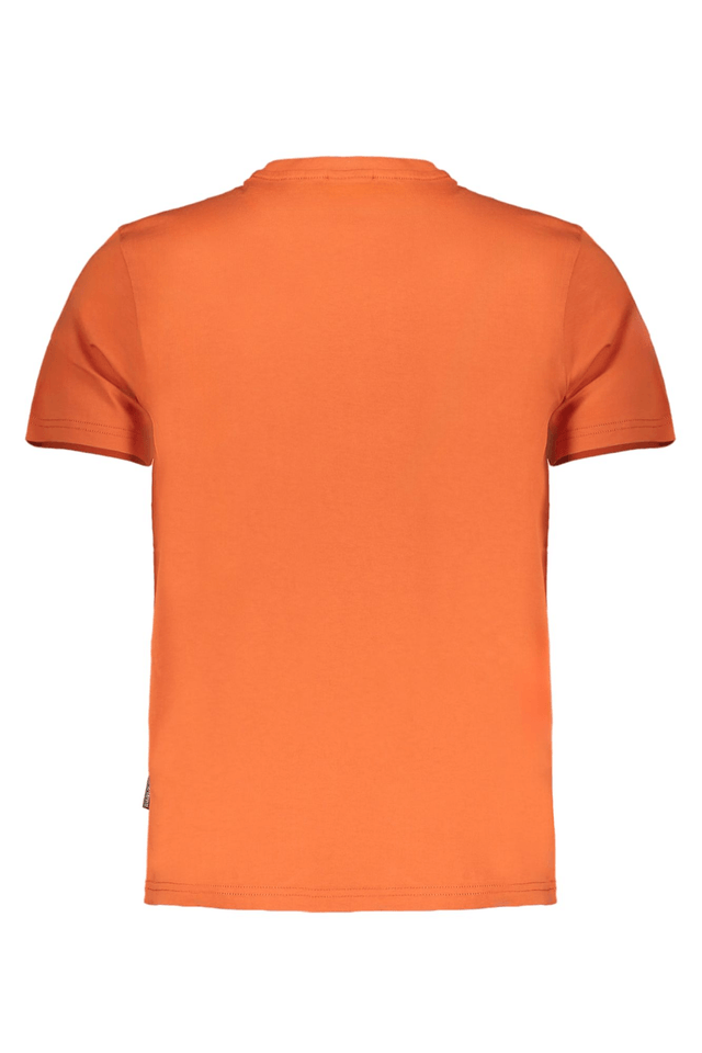 8438NAPAPIJRI T-SHIRT MANICHE CORTE UOMO ARANCIO