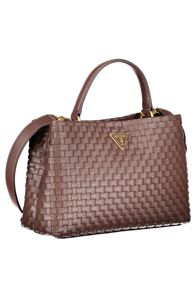 6529GUESS JEANS BORSA DONNA MARRONE