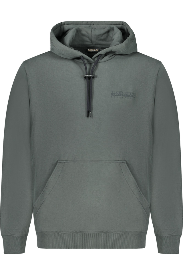 10377NAPAPIJRI FELPA SENZA ZIP UOMO VERDE