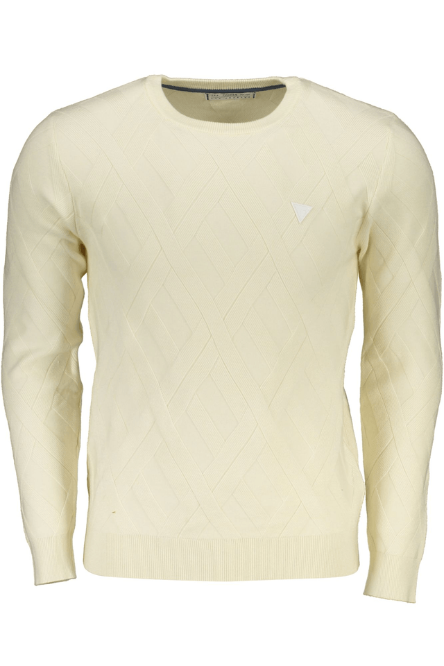 7447GUESS JEANS MAGLIONE UOMO BIANCO