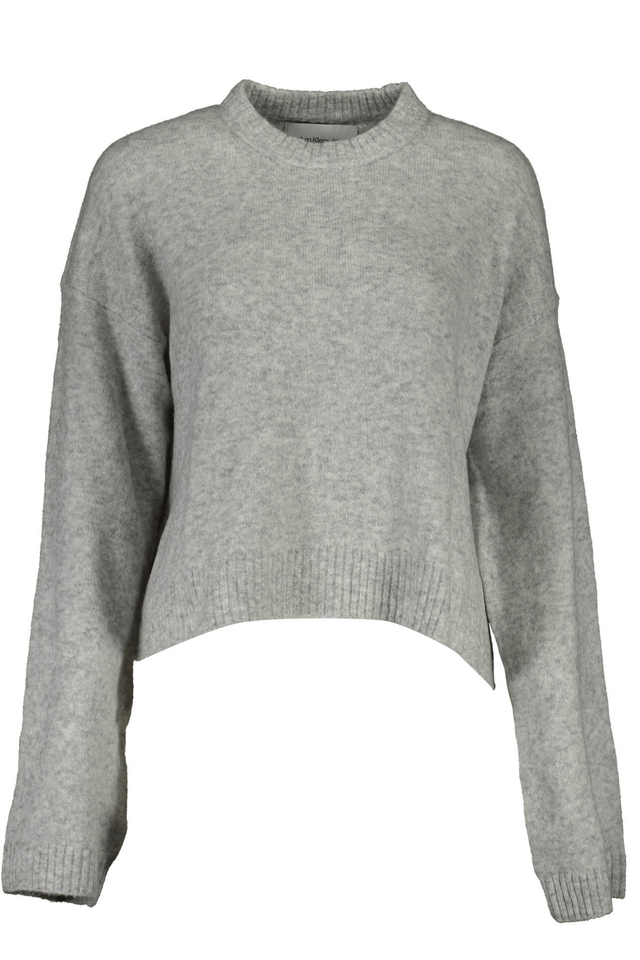 2555CALVIN KLEIN MAGLIONE DONNA GRIGIO