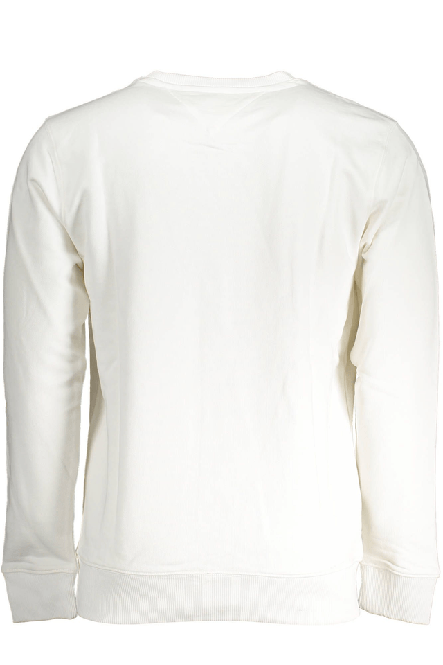 3411TOMMY HILFIGER FELPA SENZA ZIP UOMO BIANCO