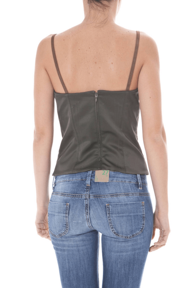 22JOHN GALLIANO TOP DONNA VERDE