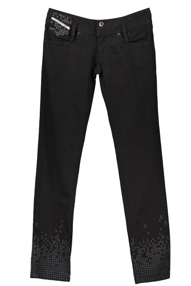 DIESEL JEANS DENIM DONNA NERO