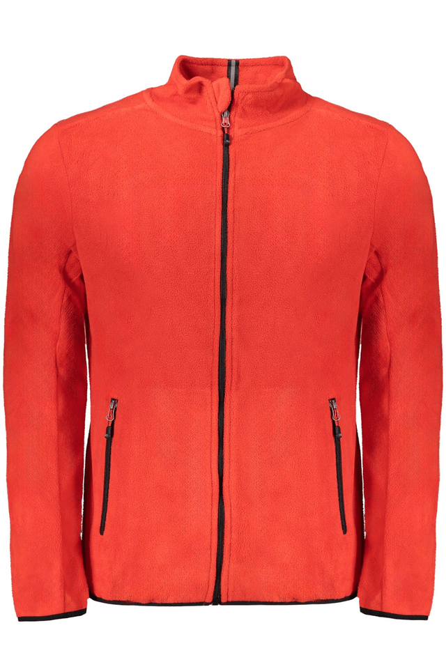 10198NORWAY 1963 FELPA CON ZIP UOMO ROSSO