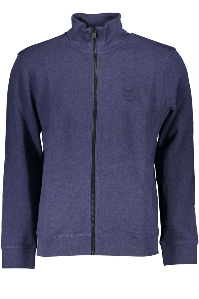7607HUGO BOSS FELPA CON ZIP UOMO BLU