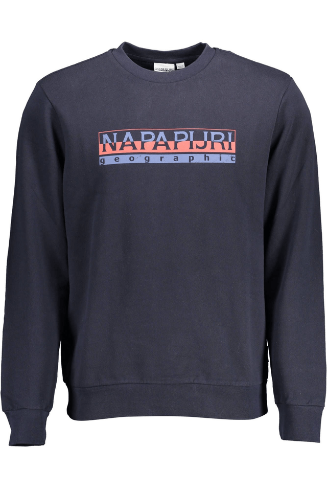 1542NAPAPIJRI FELPA SENZA ZIP UOMO BLU