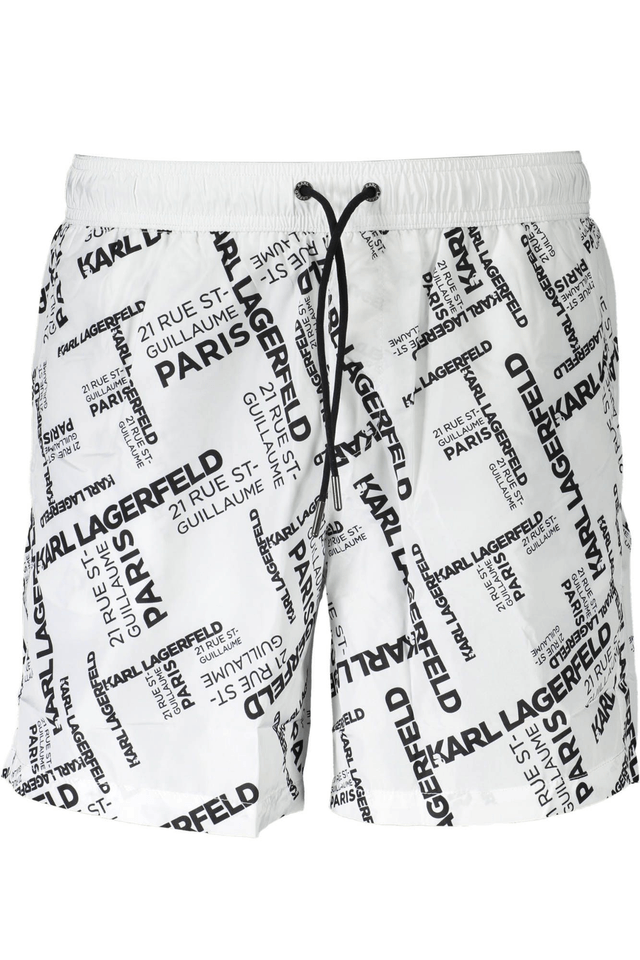 706KARL LAGERFELD BEACHWEAR COSTUME PARTE SOTTO UOMO BIANCO