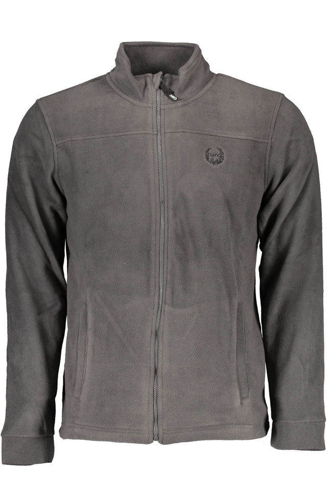 2335GIAN MARCO VENTURI FELPA CON ZIP UOMO BLU