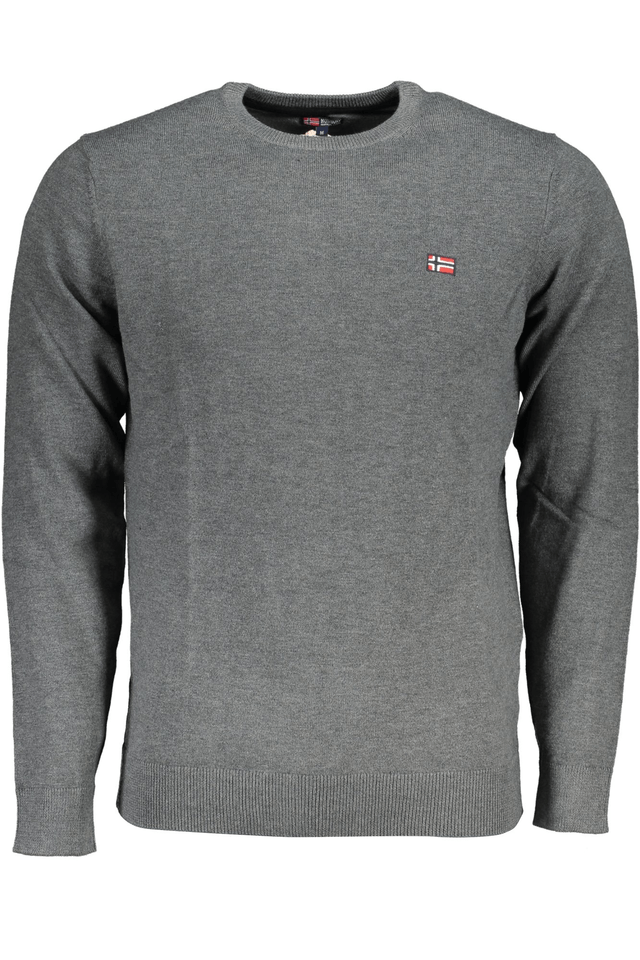 6587NORWAY 1963 MAGLIA UOMO GRIGIO