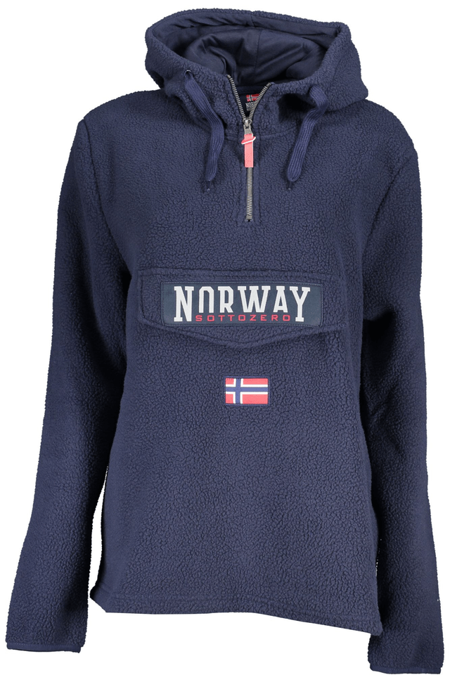 5946NORWAY 1963 FELPA SENZA ZIP DONNA BLU