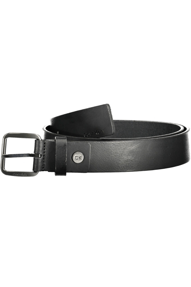 2234CALVIN KLEIN CINTURA IN PELLE UOMO NERO