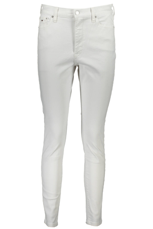 3106TOMMY HILFIGER JEANS DENIM DONNA BIANCO