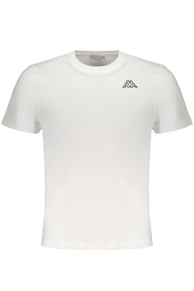9853KAPPA T-SHIRT MANICHE CORTE UOMO BIANCO
