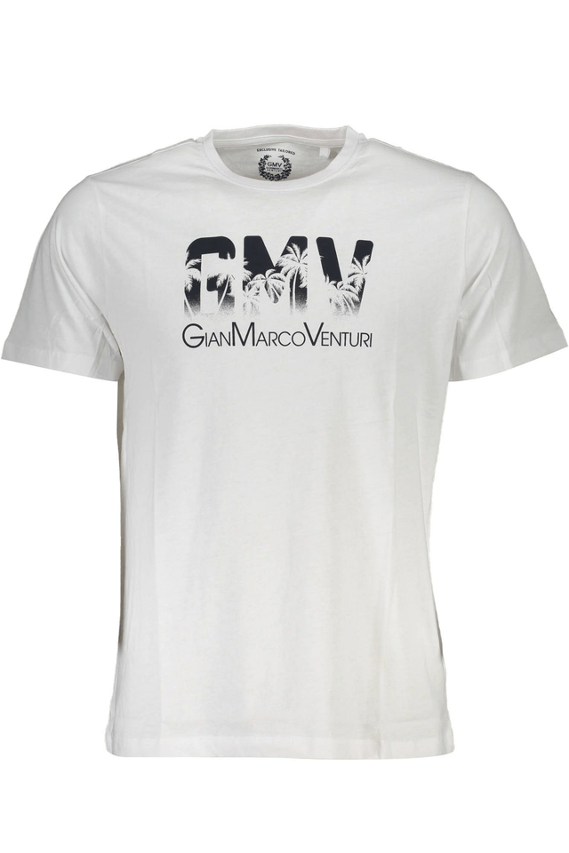 4040GIAN MARCO VENTURI T-SHIRT MANICHE CORTE UOMO BIANCO