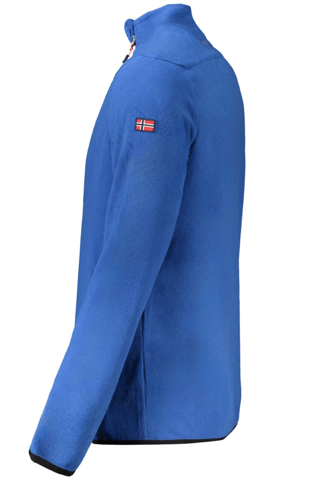 10182NORWAY 1963 FELPA CON ZIP UOMO BLU