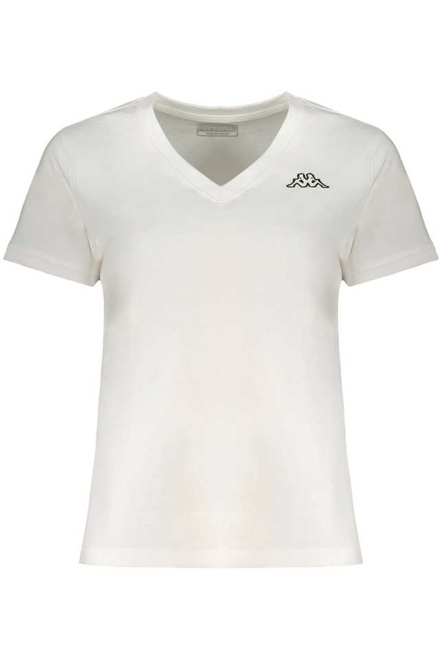 9859KAPPA T-SHIRT MANICHE CORTE DONNA BIANCO