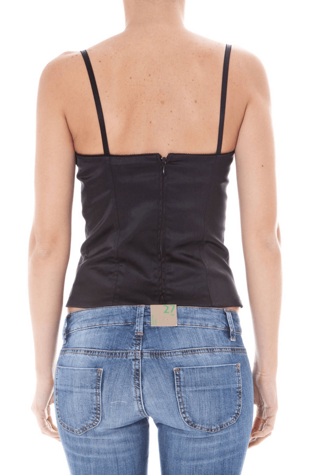 881JOHN GALLIANO TOP DONNA NERO