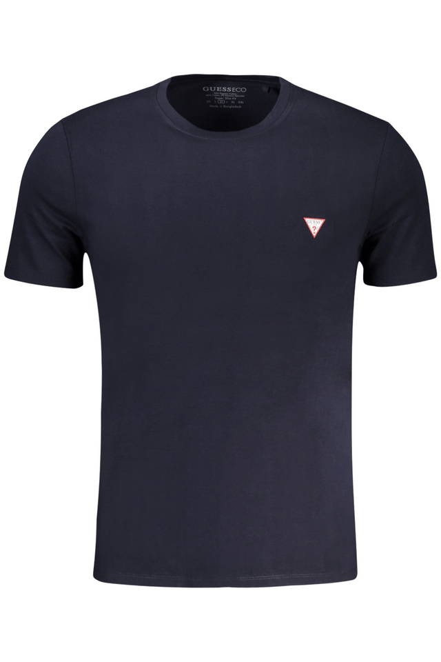 10629GUESS JEANS T-SHIRT MANICHE CORTE UOMO BLU