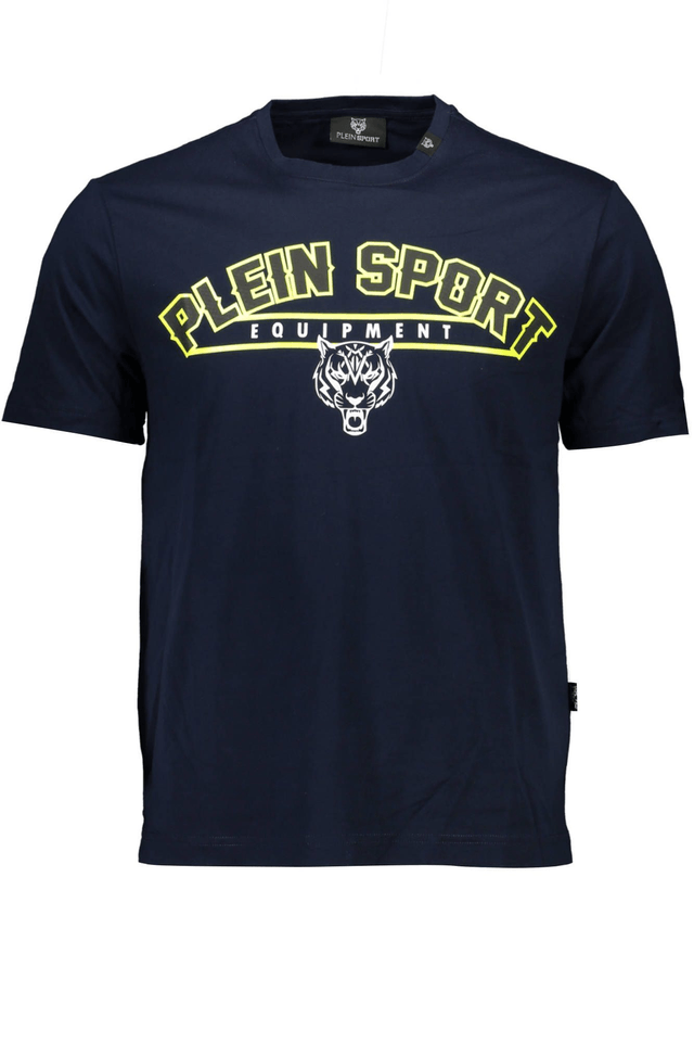 1207PLEIN SPORT T-SHIRT MANICHE CORTE UOMO BLU