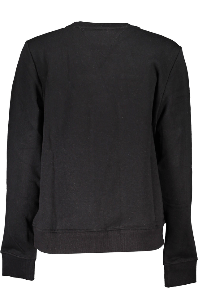 4492TOMMY HILFIGER FELPA SENZA ZIP DONNA NERO