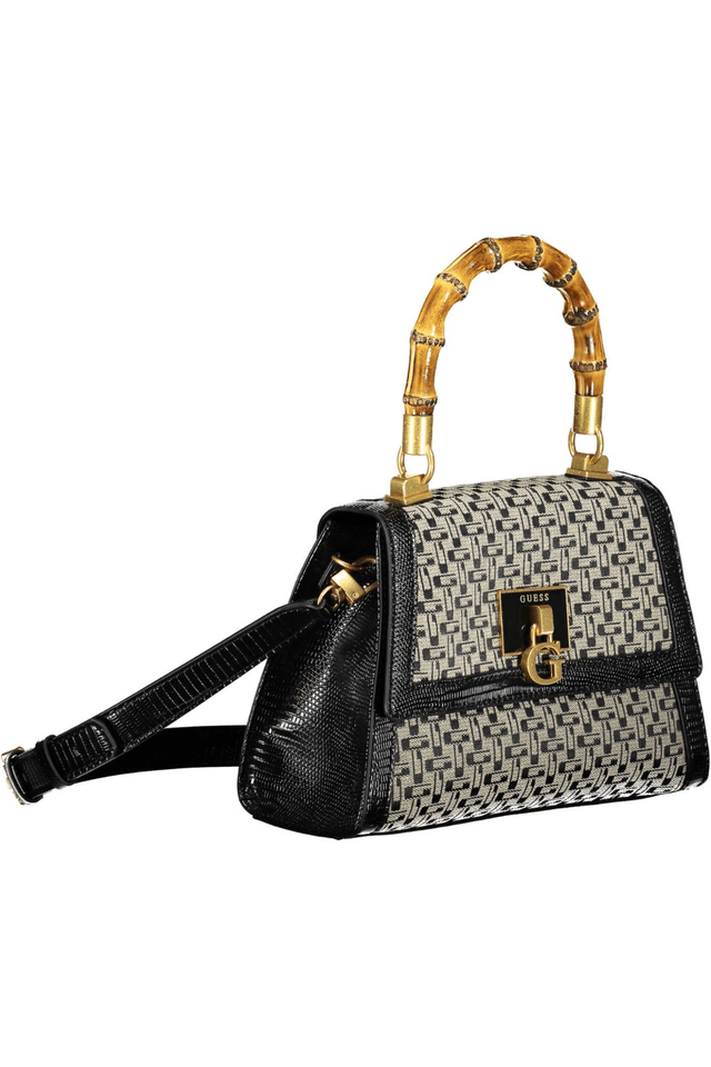 6493GUESS JEANS BORSA DONNA NERO