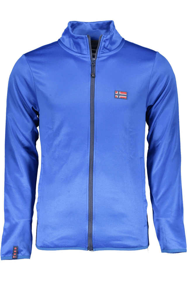 2445NORWAY 1963 FELPA CON ZIP UOMO BLU