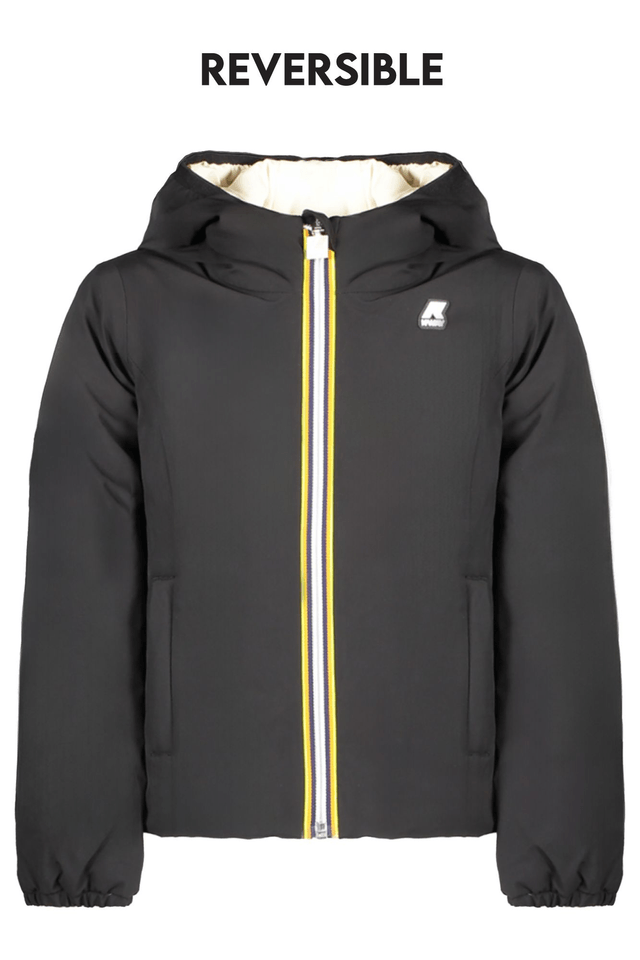 9089K-WAY GIUBBOTTO BAMBINA NERO