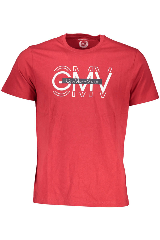 4057GIAN MARCO VENTURI T-SHIRT MANICHE CORTE UOMO ROSSO